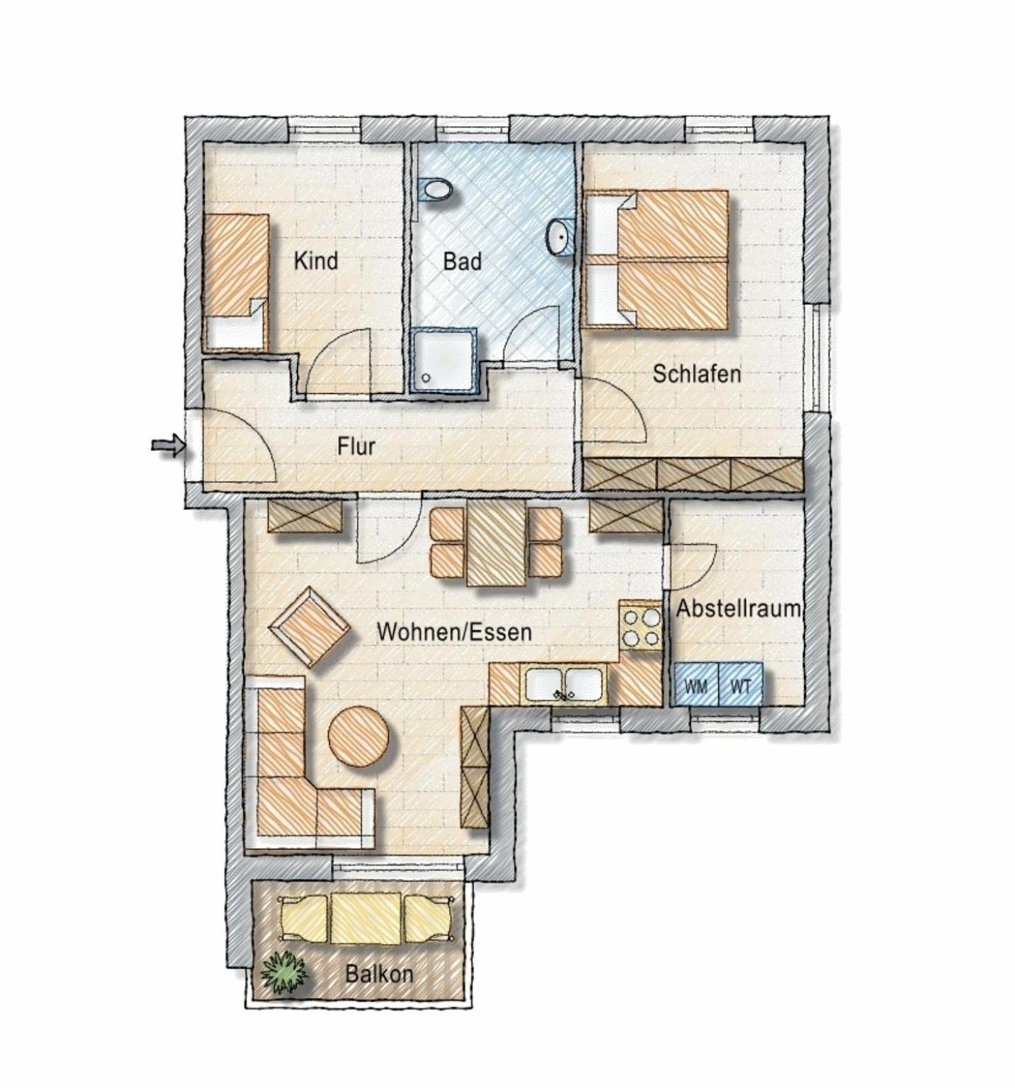 Ferienwohnung 2404 App 6 In Burhave Exterior photo